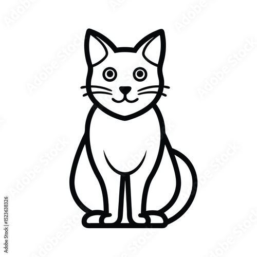 black cat cartoon