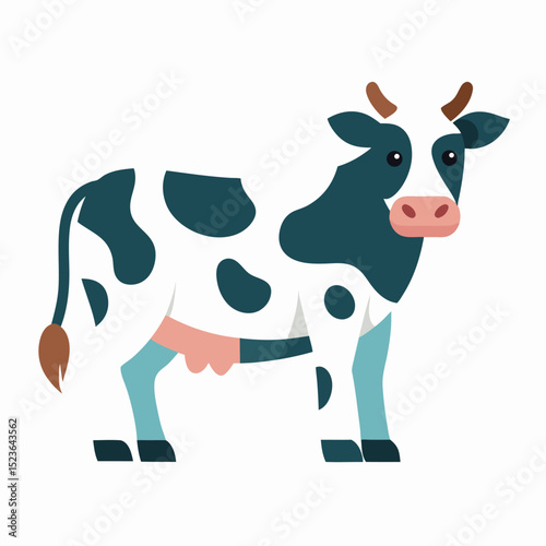 funny cow cartoon
