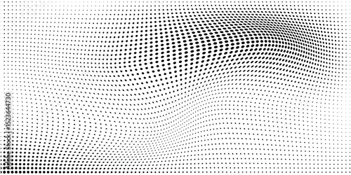 Grunge halftone gradient background. Faded grit noise texture. White and black sand wallpaper. Retro pixelated backdrop. Anime or manga style comic overlay. Vector graphic design textured template