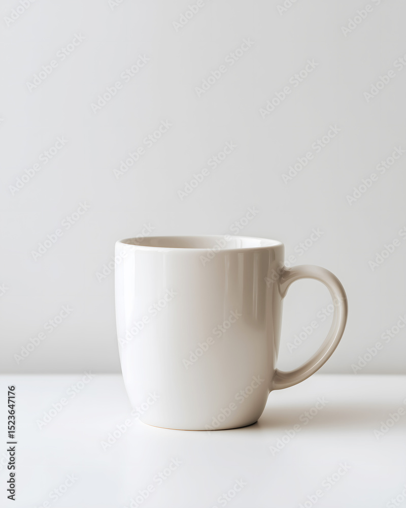 Obraz premium Simple Elegance A Single Coffee Mug on a Clean Surface