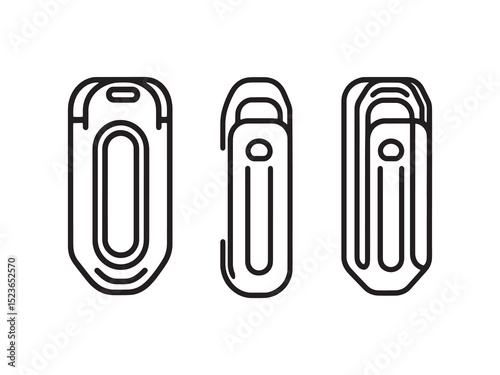 Magnetic Pin Ultra Minimalist 2D Line Art Set 