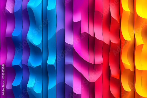 A vibrant and modern abstract background featuring smooth flowing waves and soft gradient colors. Ideal for use in web design, app UI, presentations, posters, or social media content. This high-resolu