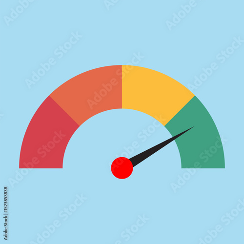A Performance Gauge Displaying Status and Progress