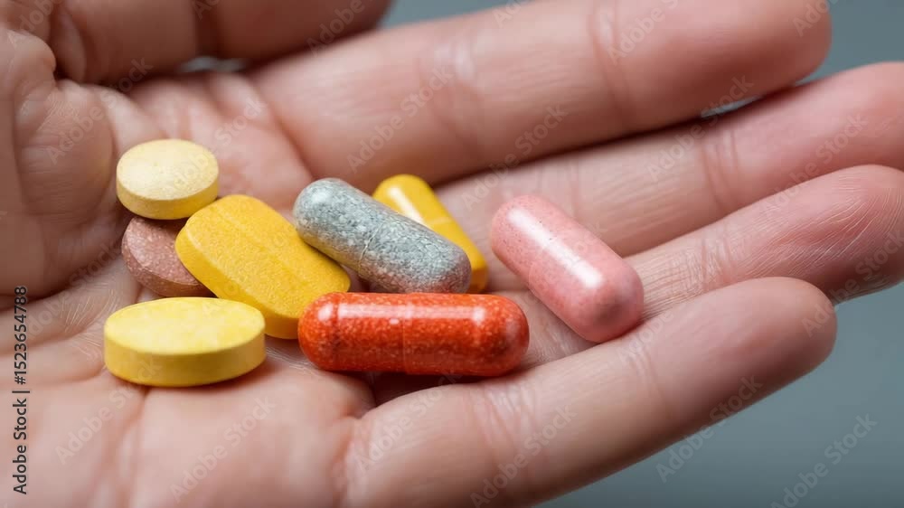 Weight loss drugs concepts ,Hand Holding Colorful Diet Pills and Supplements for Health and Wellness Benefits Weight loss drugs concepts ,Hand Holding Colorful Diet Pills and Supplements for Health and Wellness Benefits