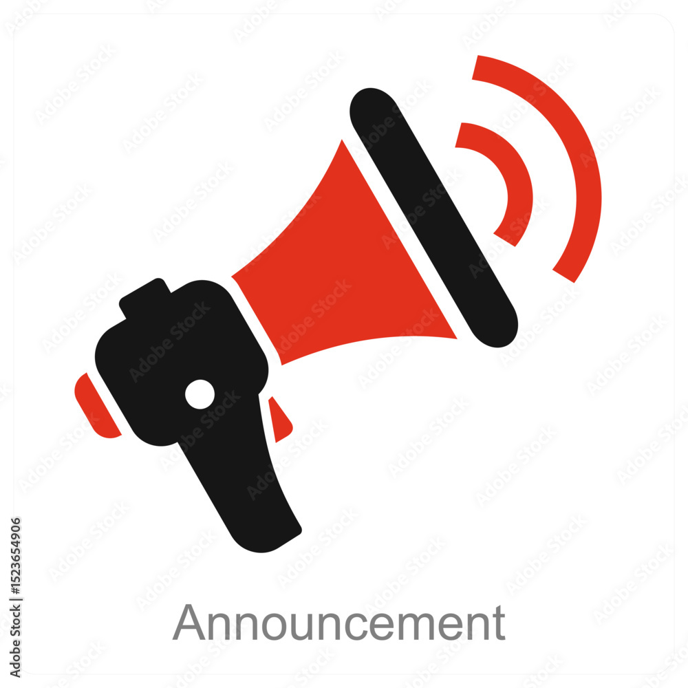 Obraz premium Announcement