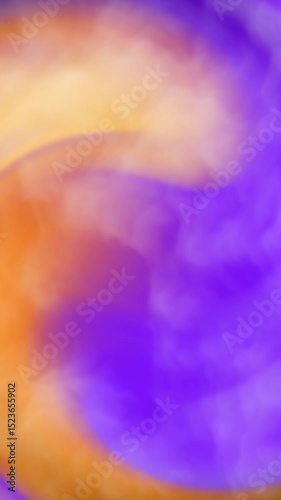 Blurred abstract background with orange and purple hues with smoke effect, ideal for web design, social media, and artistic projects. Suitable for digital designs and creative presentations.
