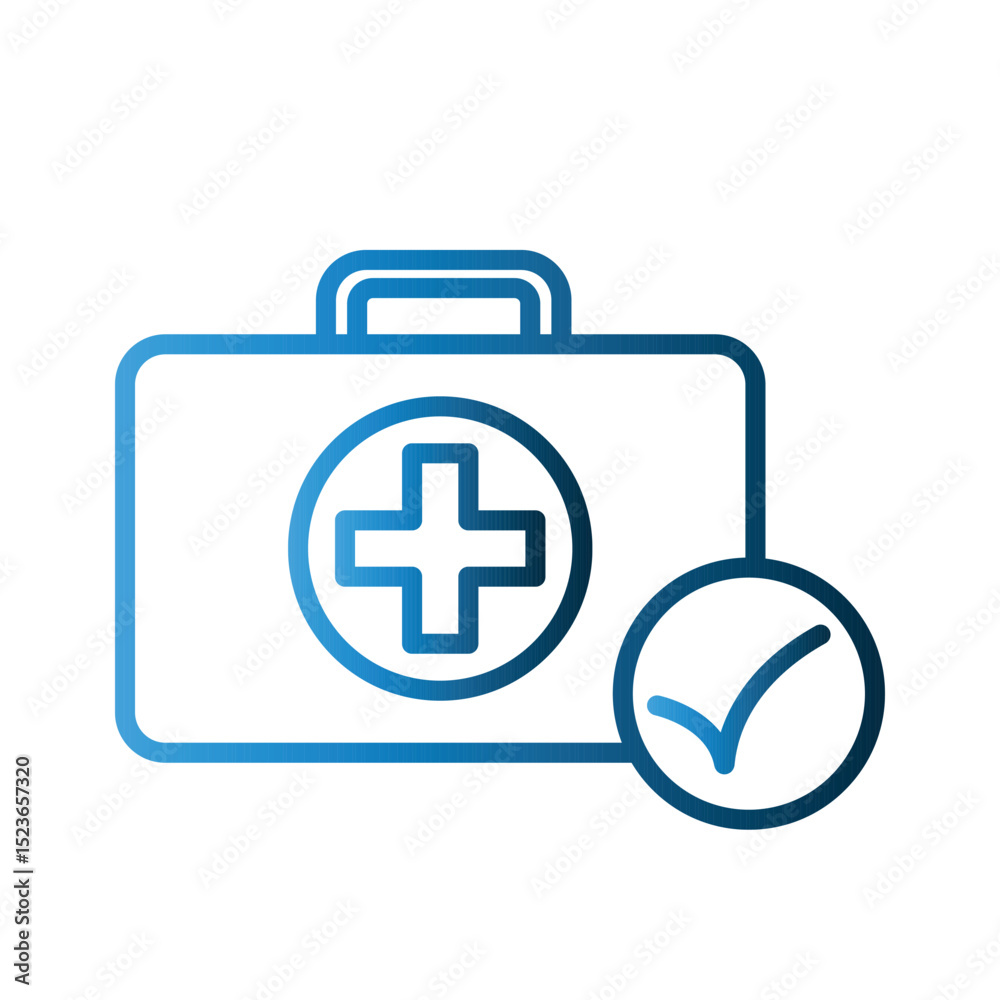 Fototapeta premium First Aid icon design template
