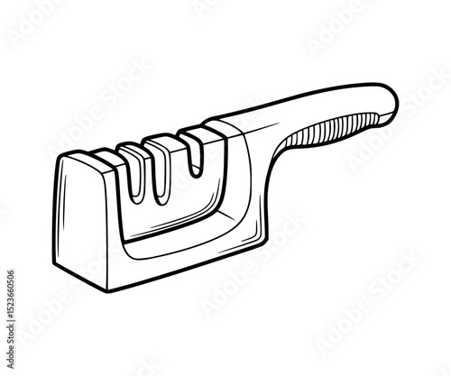 Knife Sharpener Line Art