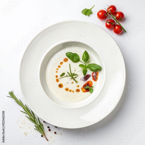Creamy Soup with Roasted To...