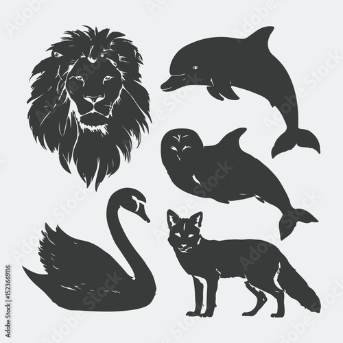 set of animals