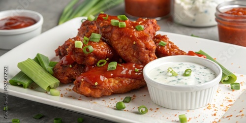 Spicy Buffalo Wings with Ra...