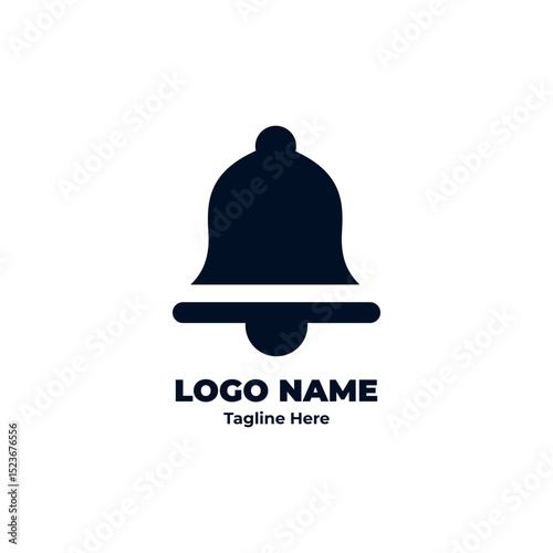 Bell app logo clean bell symbol bell vector bell icon bell design for mobile interface application UI branding alert notification professional corporate template business use