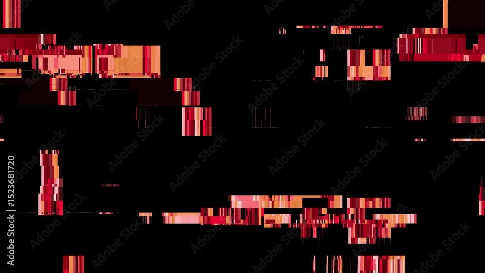 Digital Design Abstract Animation Noise Pixel Glitch Error Damage Video
