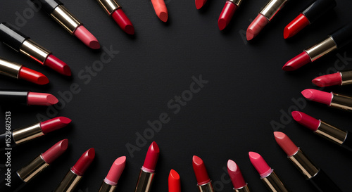 Luxurious Array of Lipsticks A Symphony of Shades