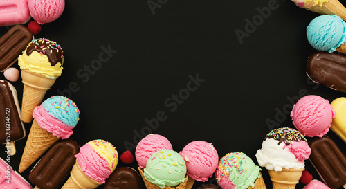 Sweet Temptations A Colorful Assortment of Refreshing Frozen Treats