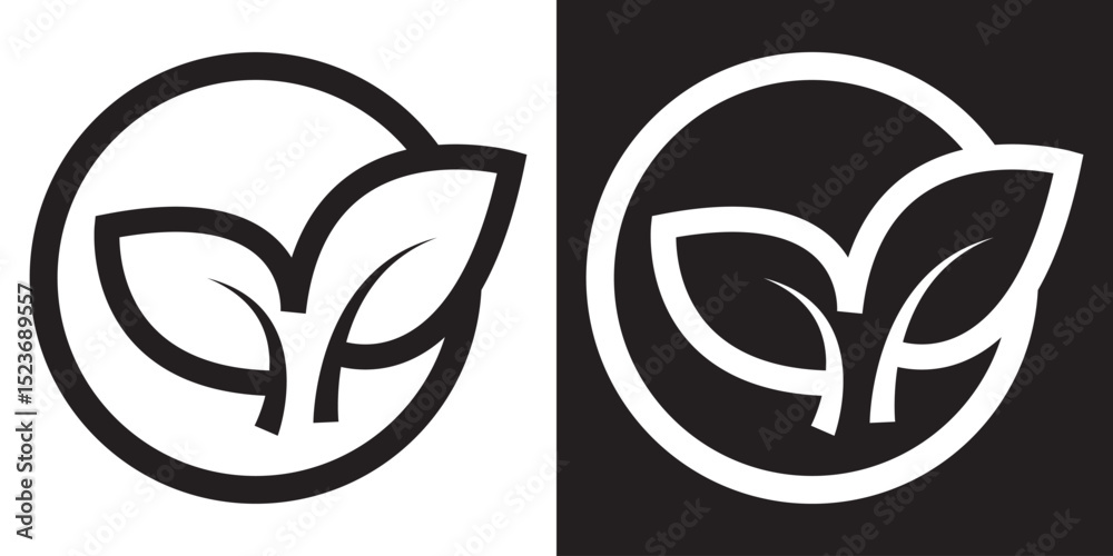 Fototapeta premium Eco friendly icons. Natural food labels. vector illustration. EPS 10/AI