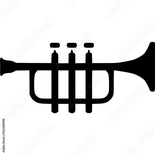 trumpet vector illustration