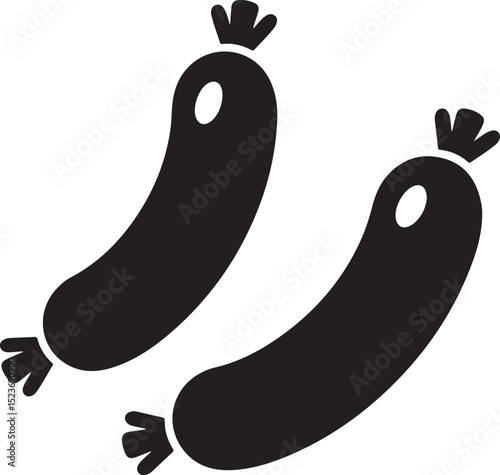 Hot dog with ketchup & mustard

Hot dog with steam lines (to show it's hot)

Silhouette style or line art style

Cute cartoon version for kids menu