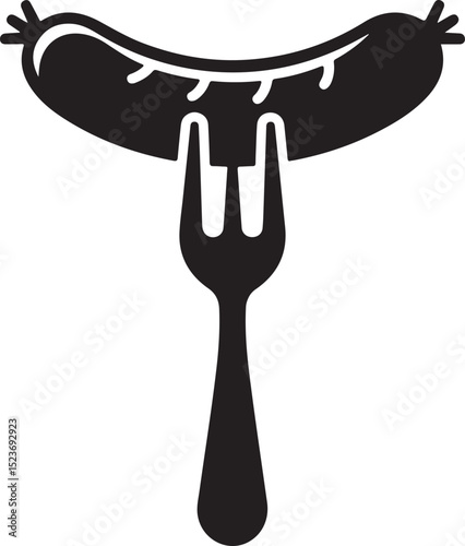 Hot dog with ketchup & mustard

Hot dog with steam lines (to show it's hot)

Silhouette style or line art style

Cute cartoon version for kids menu