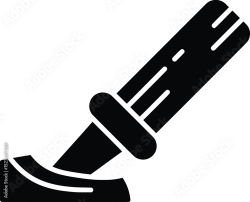 Precision Vector Illustration  Soldering Iron Icon Design