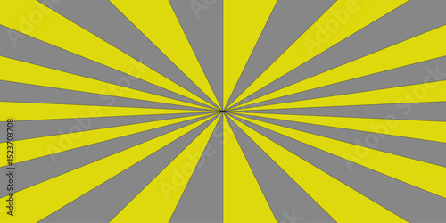 Grey and yellow background Abstract background with rays. Abstract comic colorful vintage background.Sunburst beam light vintage shine and graphic summer explosion pattern.
