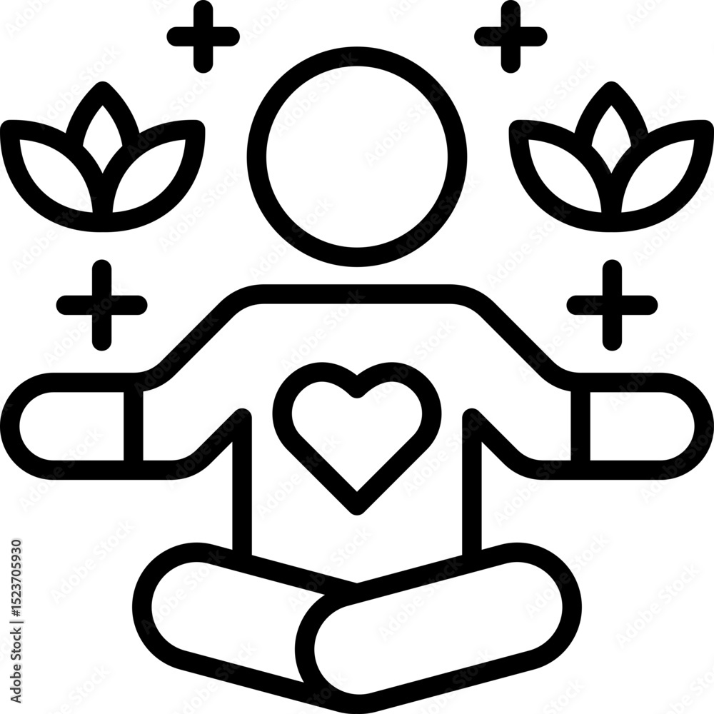 Obraz premium Calm Icon