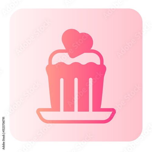 cupcake gradient icon