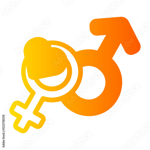 gender gradient icon