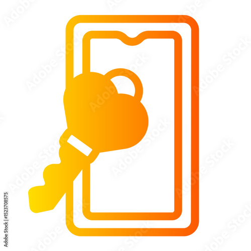 key gradient icon