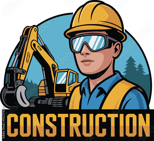 Construction Professional Emblem