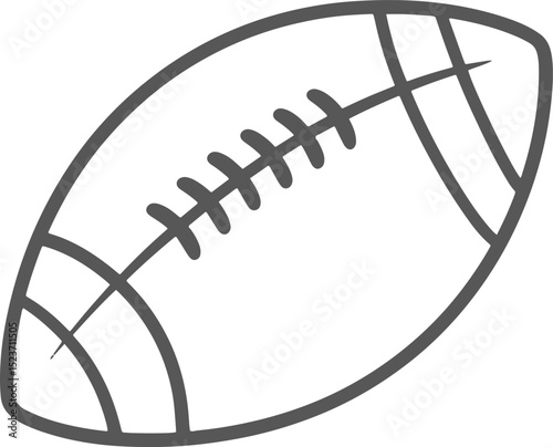 High quality photo of american football soccer ball.