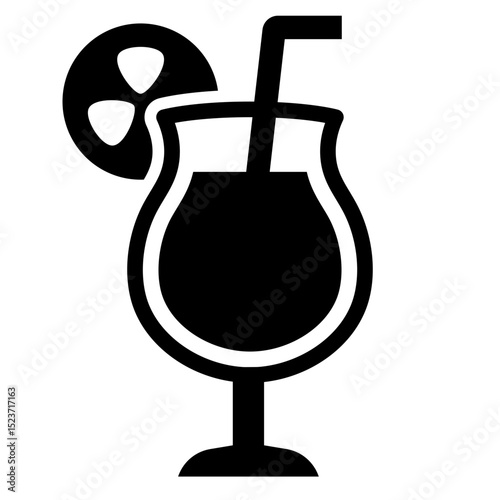 Summer Cocktail Drink Icon