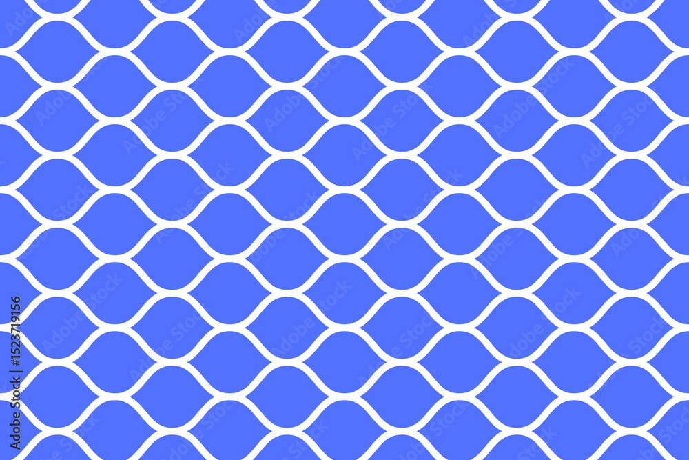 Fototapeta premium seamless pattern with blue hexagon with white line