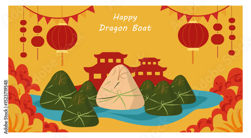 Happy Dragon Boat Festival Illustrations-02
