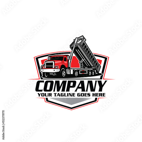 excavator logo - service logo - construction logo - heavy equipment logo - excavator vector - illustration