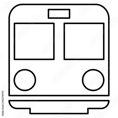 Train logo symbol icon line_2