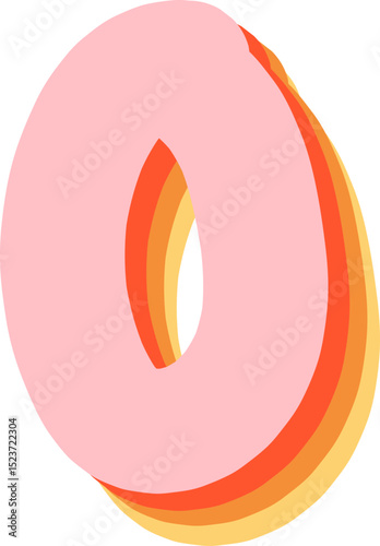 Soft Pastel 3D Alphabet and Numbers