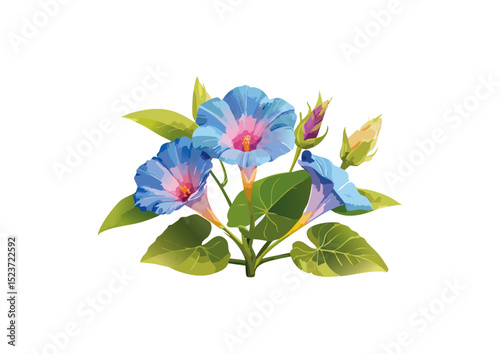  Ipomoea triloba contains a variety of chemical compounds, including alkaloids, flavonoids, and glycosides.  These compounds may contribute to the plant's medicinal properties and its ecological inter