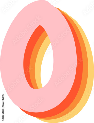 Soft Pastel 3D Alphabet and Numbers