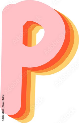 Soft Pastel 3D Alphabet and Numbers