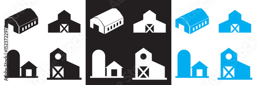 Icons related to barn. Vector pictograms of body organs icon. Vector for websites, mobile interfaces, presentations, banner, visual branding etc. Vector illustration. EPS 10