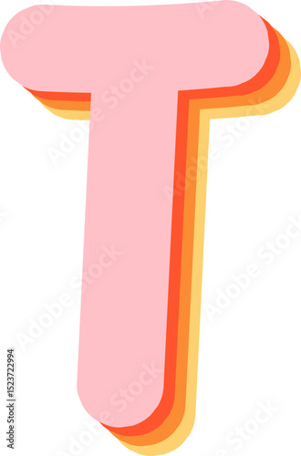 Soft Pastel 3D Alphabet and Numbers