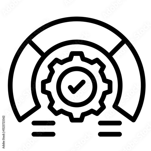 Process Optimization  Icon Element For Design