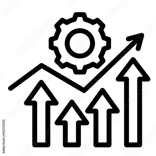 Optimization Arrows  Icon Element For Design	