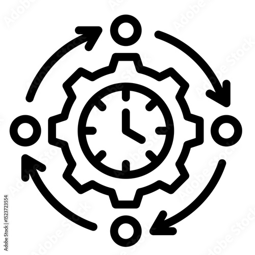 Resource Efficiency  Icon Element For Design	