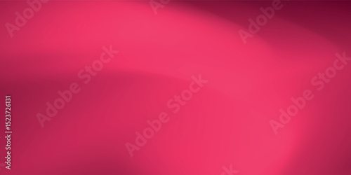 Abstract bright and dark gradient pink banner background. Horizontal blur scene. Landscape template for text. Vector illustration eps10