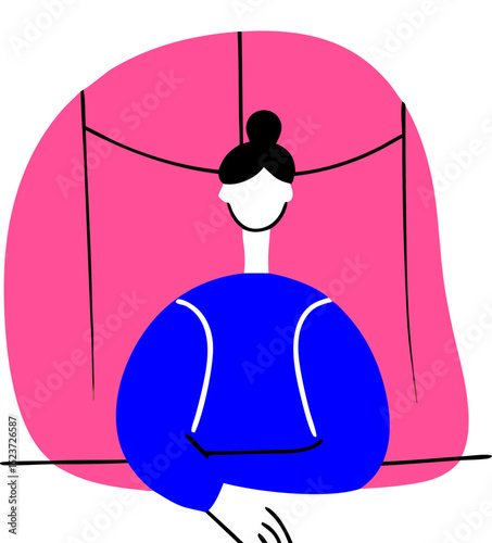 part time job illustration