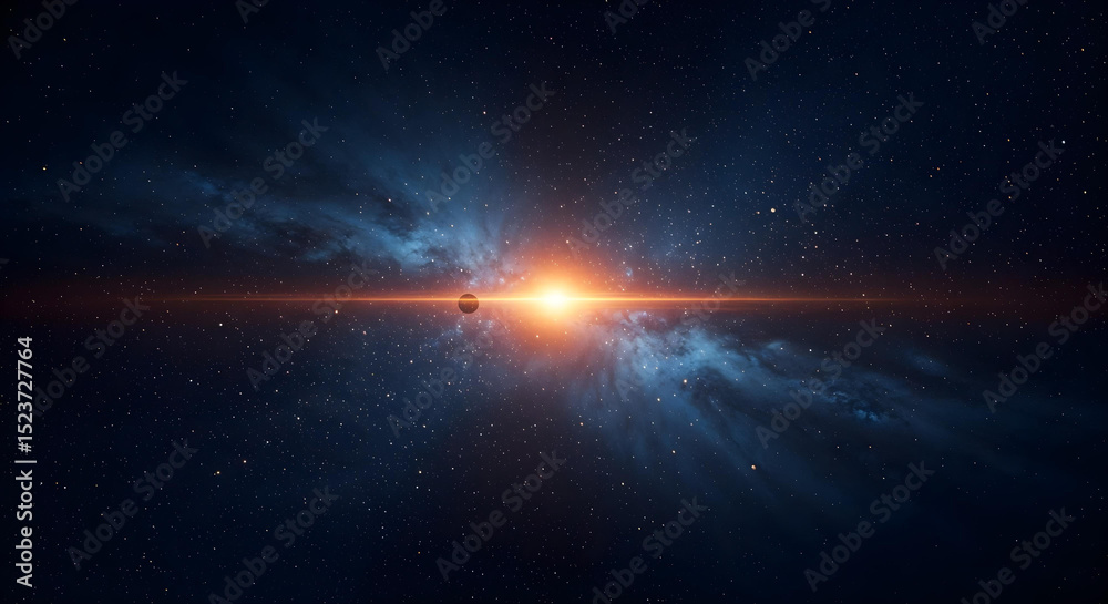 Fototapeta premium Sci-Fi Space Energy Backgrounds – Black Holes, Nebulas, Galaxies & Cosmic Power