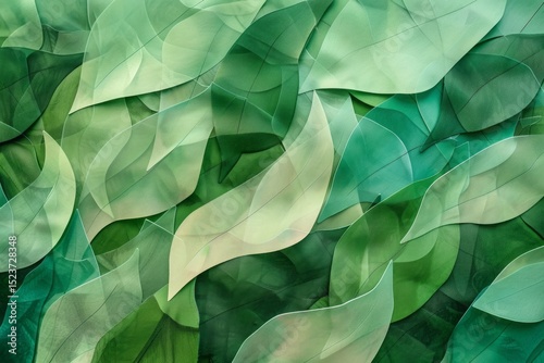 Lush Green Leaves Textures for Nature Backgrounds and Designs