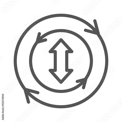 Volatility Outline Icon